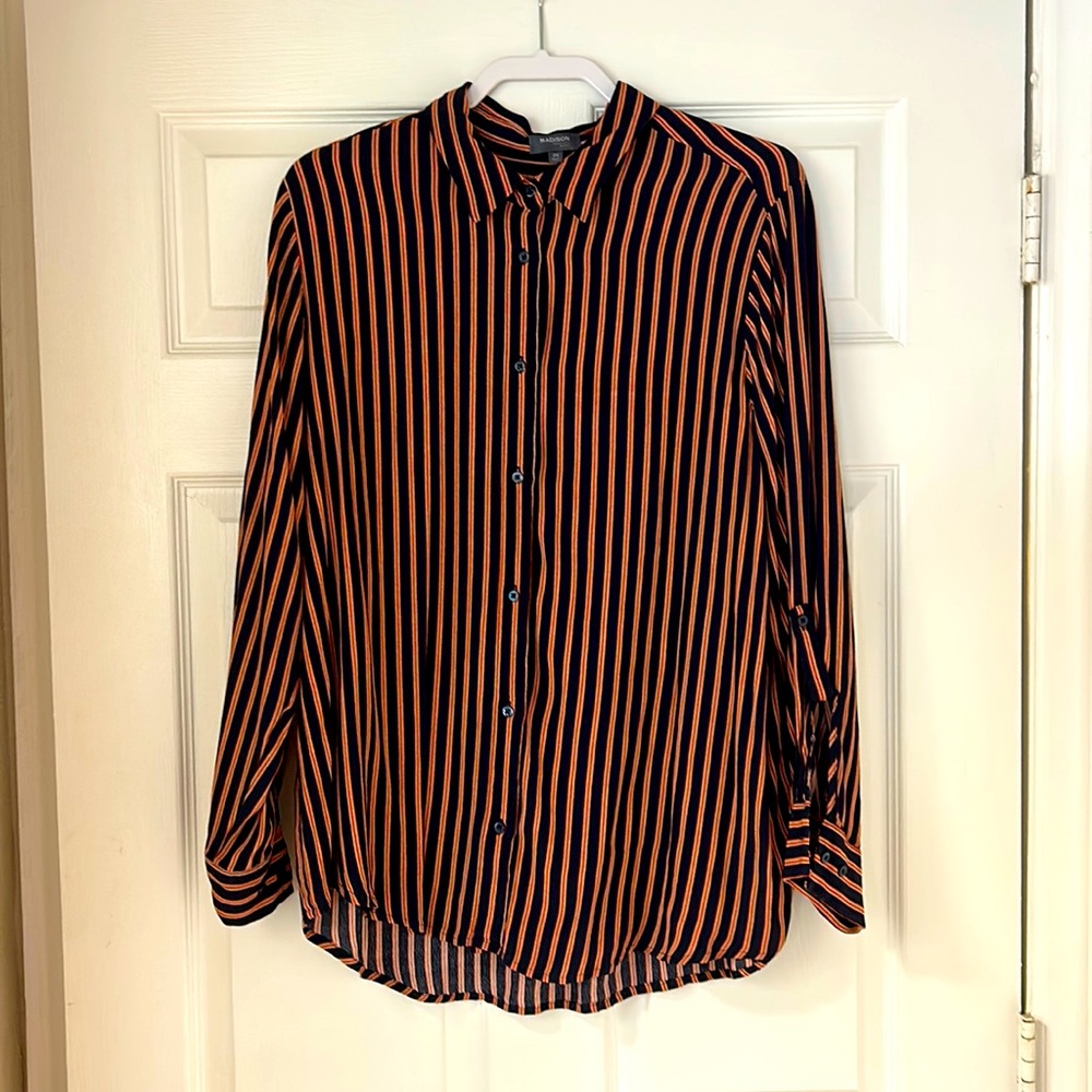 Madison Curvy Button Up
